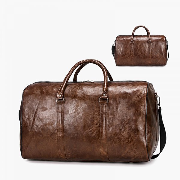 Travel bag handbag pu retro business trip luggage bag