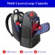 Business Men's Large Capacity Shoulder Travel Usb Men's Backpack