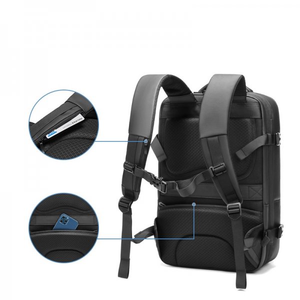 New Men's Backpack With Large Capacity Waterproof Outdoor Travel Bag That Can Be Expanded