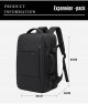 Men's Large Capacity Business Travel Waterproof Expandable Backpack